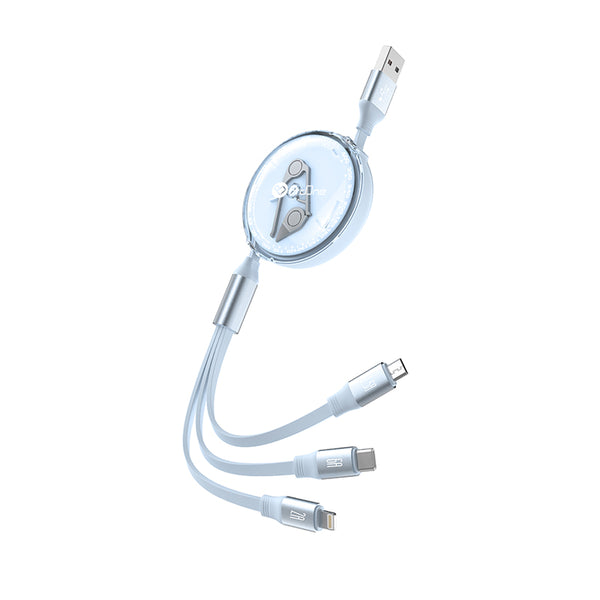 ProOne PCC118R 3in1 Retractable Cable