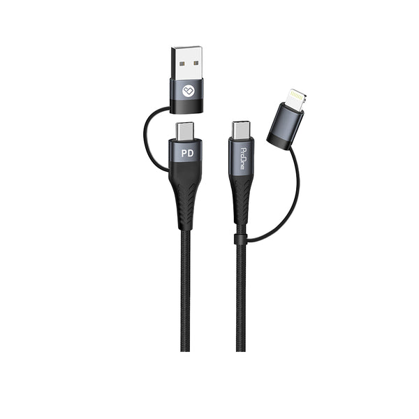 ProOne PCC395PD USB to Type-C  Lightning Cable