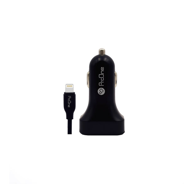 ProOne PCG15I Car Charger With Lightning Cable
