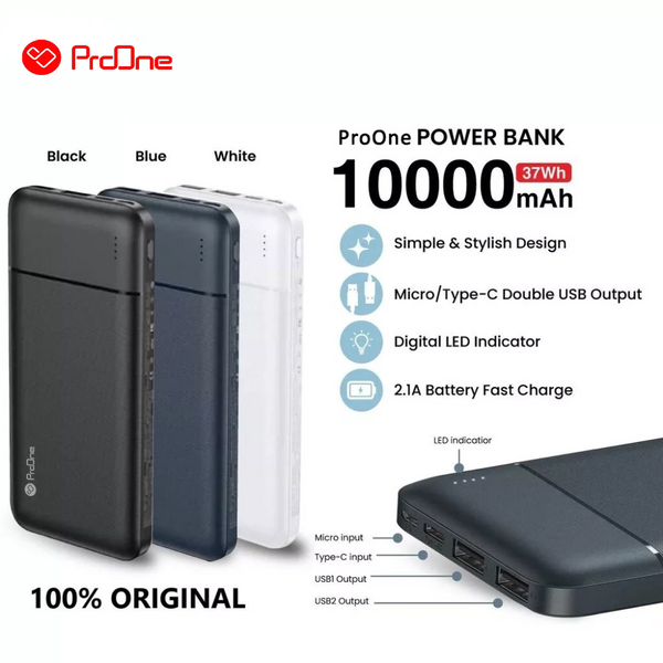 ProOne PPB5114 PORTABLE POWERBANK