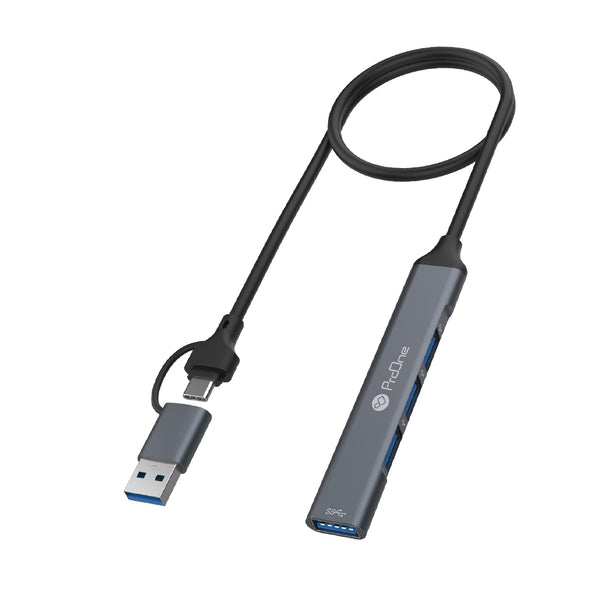ProOne PHU590 Type-C/USB3.0 转 USB 4 端口集线器