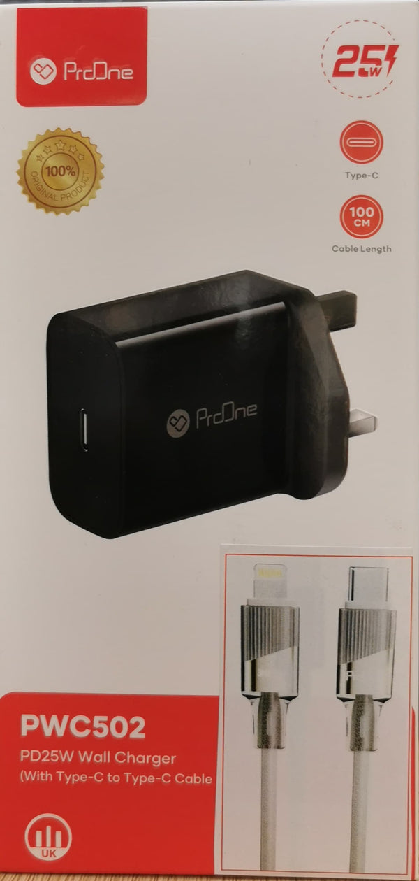 ProOne PWC502 + Type-C to Lightning Cable