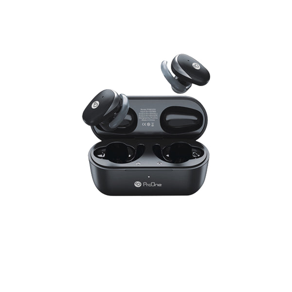 ProOne PHB3250 Earbuds Bluetooth 5.3 in Ear Light-Weight Headphones Built-in Microphone, Immersive Premium Sound Long Distance Connection Headset with Charging Case