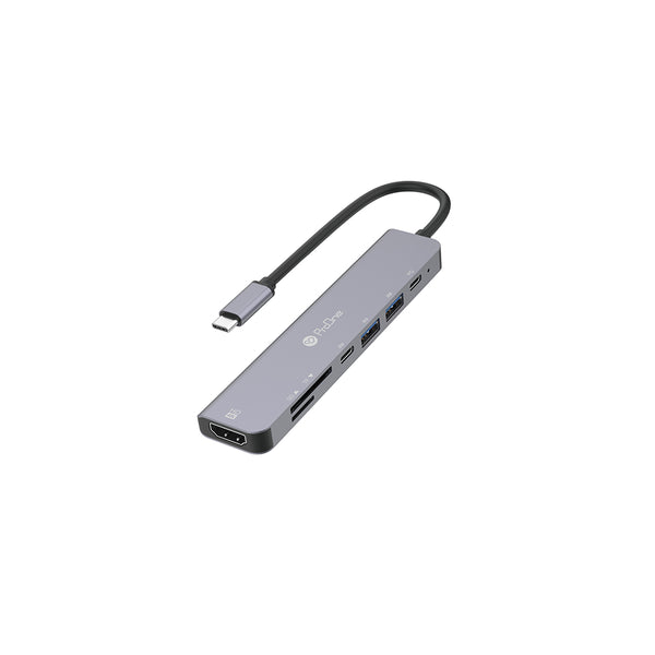 ProOne PHU565  Type-C, HDMI, TF Card, USB to HDMI USB Convertor